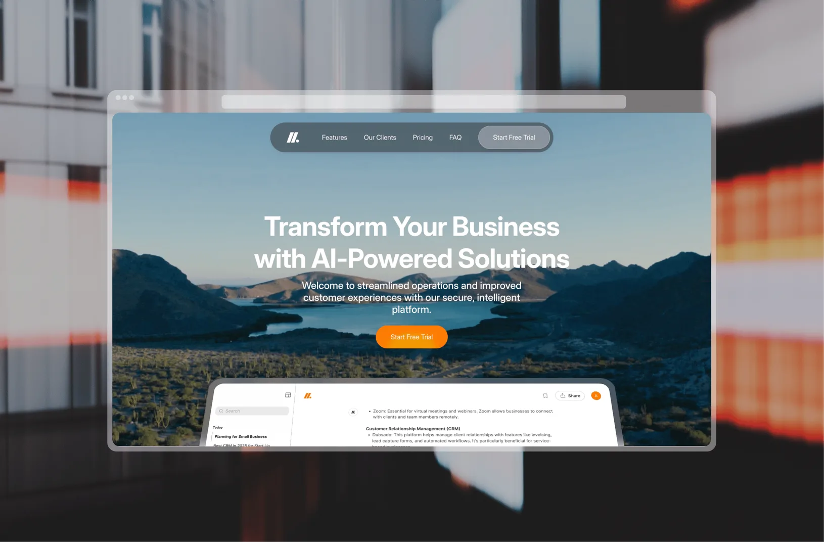 Maverick — AI chatbot website