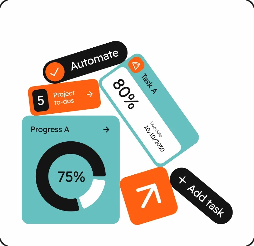 Ontrust — Floating UI-card illustration